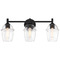 Designers Fountain Lighting Designers Fountain Summer Jazz Matte Black Bathroom Light D310M-3B-MB
