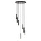 Z-Lite Z-Lite Stari Matte Black Multi-Light Pendant 1956P-7R-MB