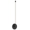 Kuzco Lighting Motif 22.5-Inch LED Wall Sconce in Black with Refractive Cylinder by Kuzco Lighting WS74122-BK