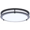 Nuvo Lighting Nuvo Lighting Glamour Black LED Flushmount Light 62-1976