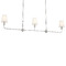 Kichler Lighting Pallas 3-Light Linear Chandelier in Polished Nickel by Kichler 52519PN