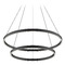 Kuzco Lighting Kuzco Lighting Cerchio Black LED Pendant Light CH87832-BK-UNV-010