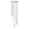 Z-Lite Z-Lite Stari Brushed Nickel Multi-Light Pendant 1956P-7R-BN