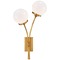 Visual Comfort Signature Collection Kate Spade New York Prescott Left Sconce in Brass by Visual Comfort Signature KS2407SBWG