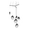 Sonneman Lighting Cantina LED Multi-Light Pendant Black by Sonneman Lighting 2996.25K
