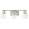 Maxim Lighting Maxim Lighting Geode Satin Nickel Bathroom Light 21333CLSN