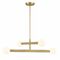 Meridian 4-Light Chandelier in Natural Brass by Meridian M100133NB