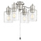 Craftmade Lighting Armed Light Kit Brushed Polished Nickel LED Fan Light Kit by Craftmade Lighting LK403107-BNK-LED