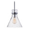 Maxim Lighting Maxim Lighting Seafarer Polished Chrome LED Mini-Pendant Light with Conical Shade 26115CDPC/BUL