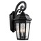 Kichler Lighting Courtyard 22.25-Inch Outdoor Wall Light in Textured Black by Kichler Lighting 9034BKT