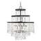 Savoy House Luna Matte Black Chandelier by Savoy House 1-1868-15-89