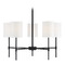 Meridian 25-Inch Chandelier in Matte Black by Meridian M10067MBK