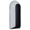 Besa Lighting Frosted Ribbed Glass Outdoor Wall Light Black Costaluz by besa Lighting 243357-FR