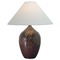 House of Troy Lighting Scatchard Stoneware Decorated Red Gloss Table Lamp by House of Troy Lighting GS190-DR
