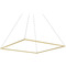 Kuzco Lighting Piazza Brushed Gold LED Pendant by Kuzco Lighting PD88160-BG