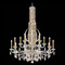Schonbek Lighting Schonbek Worldwide Lighting Siena Heirloom Gold Crystal Chandelier RS8415N-22R