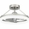 Quoizel Lighting Cohen LED Chandelier Fan in Brushed Nickel by Quoizel Lighting PCOH3120BN