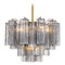 Crystorama Lighting Crystorama Lighting Addis Aged Brass Mini-Chandelier ADD-306-AG-SM