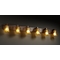 Justice Design Group Veneto Luce Collection Bathroom Light by Justice Design Group GLA-8926-16-AMBR-DBRZ