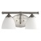 Quorum Lighting Brooks Satin Nickel Bathroom Light by Quorum Lighting 5150-2-65