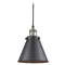 Innovations Lighting Appalachian Black Antique Brass Mini Pendant by Innovations Lighting 201C-BAB-M13-BK