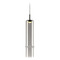 Matteo Lighting Matteo Lighting Bambu Matte Black LED Mini-Pendant Light with Cylindrical Shade C30601MBSM