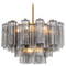 Crystorama Lighting Crystorama Lighting Addis Aged Brass Chandelier ADD-308-AG-SM