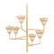 Hudson Valley Lighting Hudson Valley Lighting Alora Vintage Gold Leaf/gilded Ivory Chandelier 1286-VGL/GLI