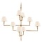 Visual Comfort Signature Collection Alexa Hampton Jane Chandelier in Antique Brass by Visual Comfort Signature AH5310HABL