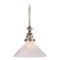 Visual Comfort Signature Collection E.F. Chapman Boston Pendant in Polished Nickel by Visual Comfort Signature SL5125PNWG1