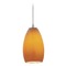 Access Lighting Champagne Brushed Steel LED Mini Pendant by Access Lighting 28012-3C-BS/MYA