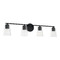 HomePlace by Capital Lighting Portman 4-Light Bath Light in Black by HomePlace by Capital Lighting 148641MB-537