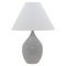 House of Troy Lighting Scatchard Stoneware Gray Gloss Table Lamp by House of Troy Lighting GS400-GG
