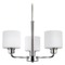 Generation Lighting Canfield Brushed Nickel Chandelier by Generation Lighting 3128803-962