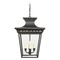 Visual Comfort Signature Collection E.F. Chapman Elsinore Lantern in Matte Black by Visual Comfort Signature CHC5050BLK