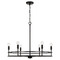 HomePlace by Capital Lighting Fuller 6-Light Chandelier in Black by HomePlace by Capital Lighting 448761MB