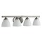 Quorum Lighting Brooks Satin Nickel Bathroom Light by Quorum Lighting 5150-4-65