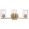 Designers Fountain Lighting Designers Fountain Haven Old Satin Brass Bathroom Light D309M-3B-OSB