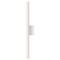 Sonneman Lighting Stiletto LED Bright Satin Aluminum LED Bathroom Light - Vertical Mounting Only by Sonneman Lighting 2342.16-DIM