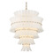 Crystorama Lighting Crystorama Lighting Abigail Aged Brass Chandelier ABI-2008-AG-WH