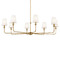 Kichler Lighting Pallas 8-Light Chandelier in Brushed Natural Brass by Kichler Lighting 52517BNB