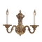 Metropolitan Lighting Sconce Wall Light in Antique Classic Brass by Metropolitan Lighting N700202