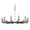 Z-Lite Z-Lite Kaden Matte Black Chandelier 3045-12MB