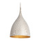 Maxim Lighting Maxim Lighting Fleur White & Gold Pendant Light with Bowl / Dome Shade 10912WTGLD