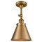 Innovations Lighting Appalachian Brushed Brass Semi-Flush Mount by Innovations Lighting 201F-BB-M13-BB