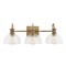Capital Lighting Cassidy 27-Inch Vanity Light in Aged Brass by Capital Lighting 139133AD-497