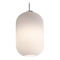 AFX Lighting Afx Lighting Callie White Mini-Pendant Light with Oblong Shade CALP09WH
