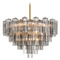 Crystorama Lighting Crystorama Lighting Addis Aged Brass Chandelier ADD-316-AG-SM