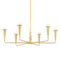 Mitzi by Hudson Valley Danna 39.75-Inch Chandelier in Aged Brass by Mitzi by Hudson Valley H791806-AGB