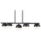 Z-Lite Z-Lite Realm Sphere Matte Black Island Light 7517-5L-MB
